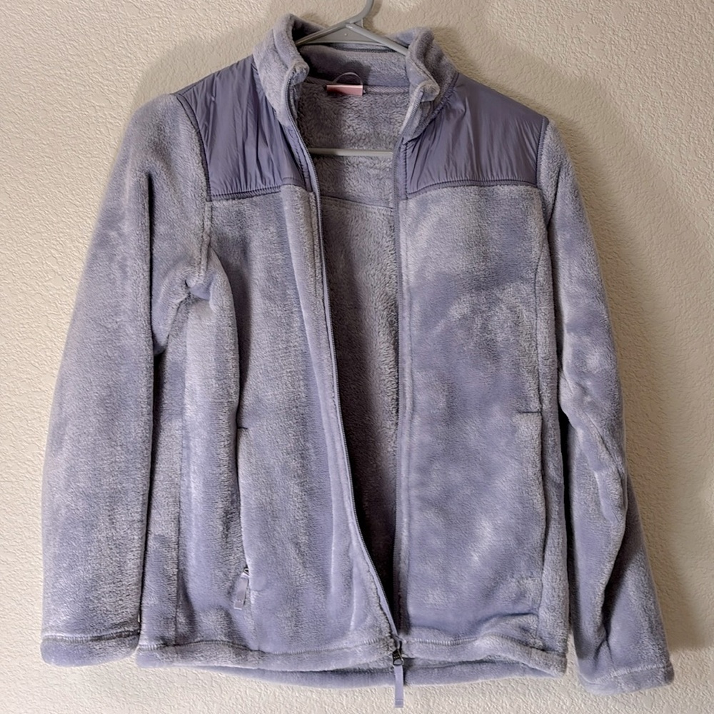 Girls, purple jacket
